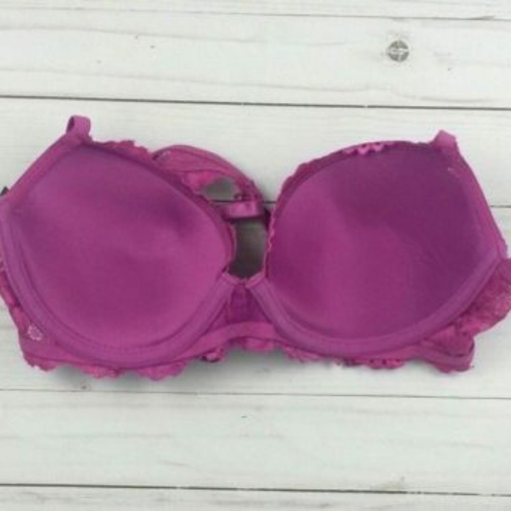 Rampage Push Up Demi Bra Underwire Racer Back 41 - Picture 3 of 3